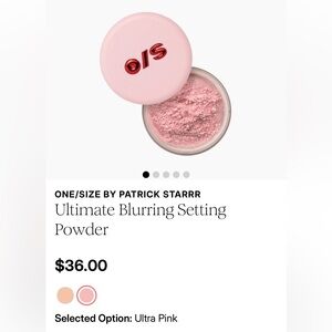 NWT $36 One/Size By Patrick Starrr Setting Powder Ultra Pink